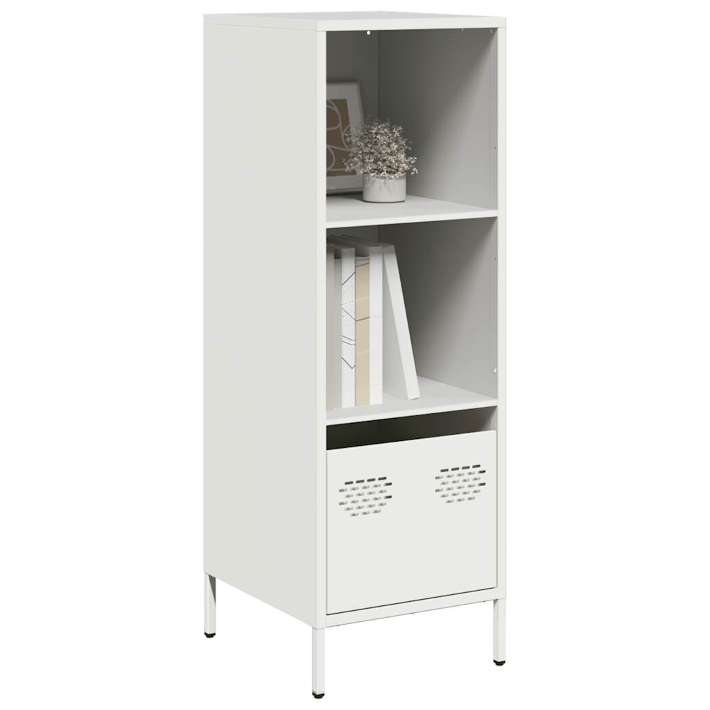 Buffet haut blanc 35x39x103,5 cm acier - XIOS