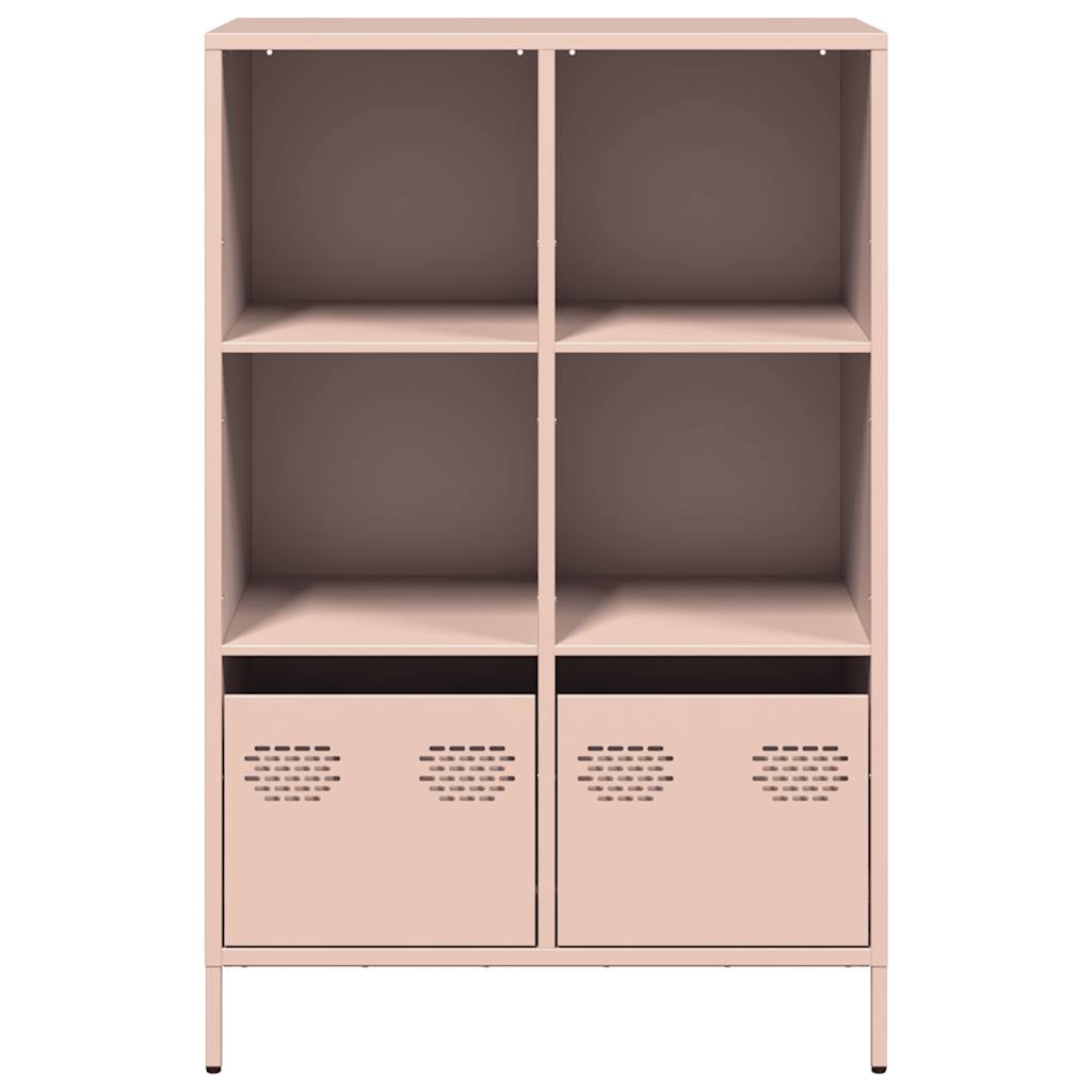 Buffet haut rose 68x39x103,5 cm acier - XIOS