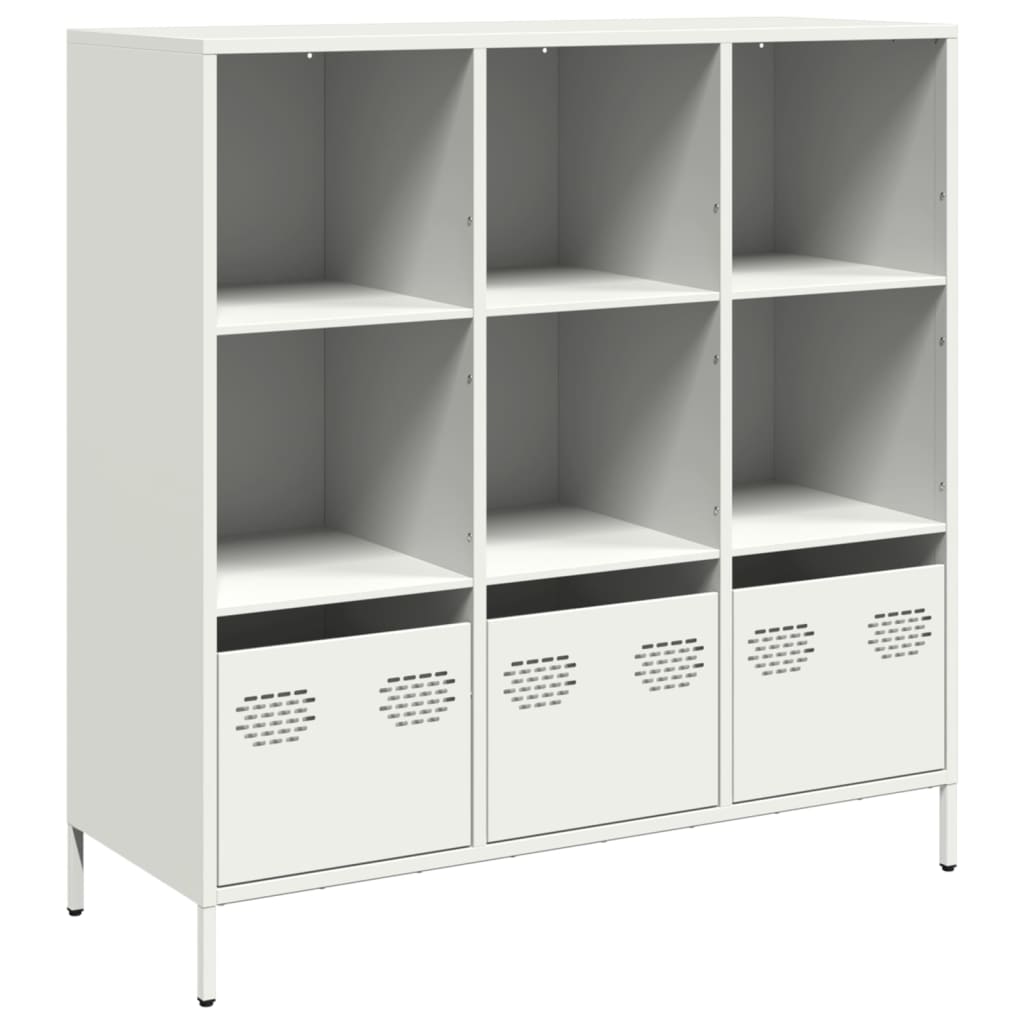 Buffet haut blanc 101,5x39x103,5 cm acier - XIOS