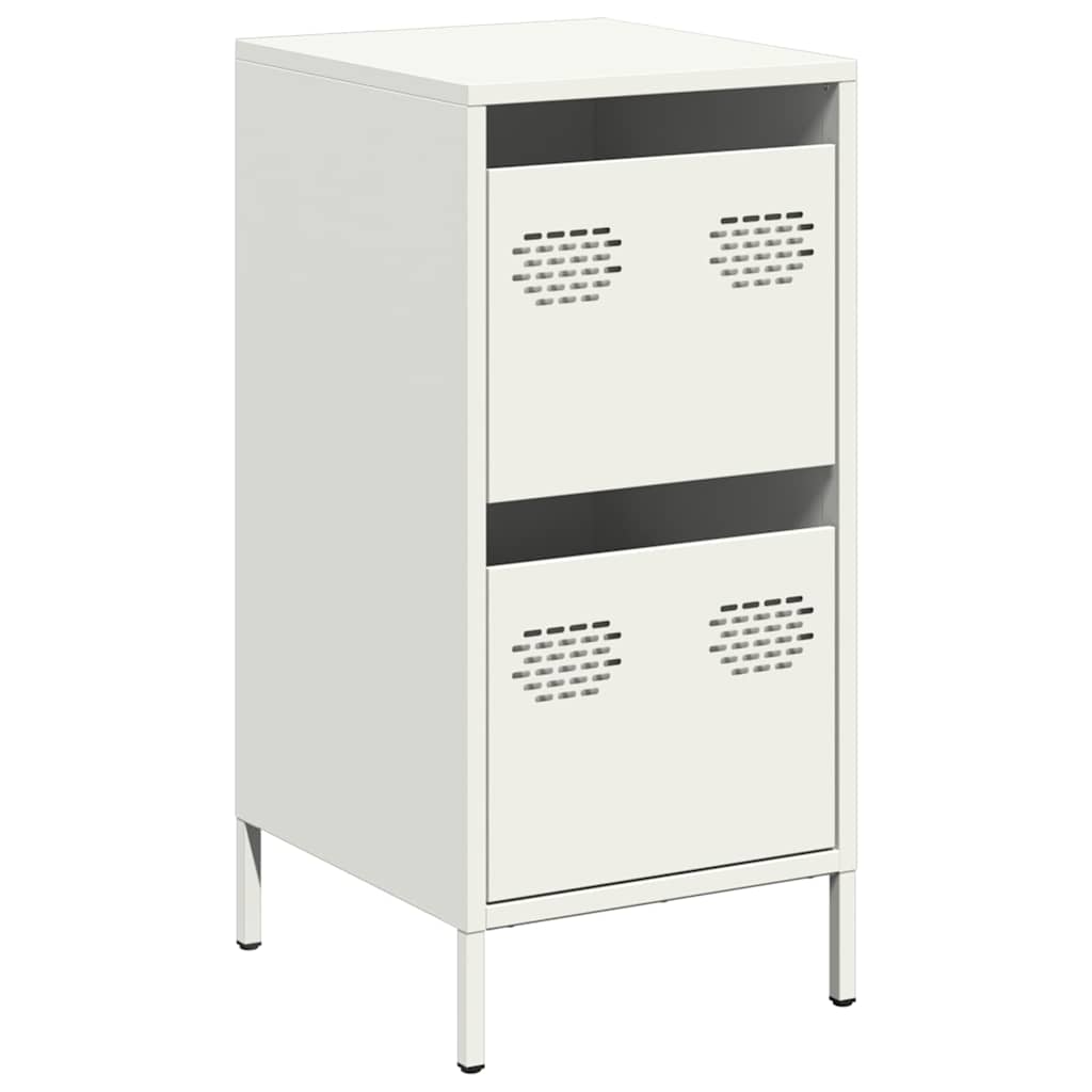 Buffet blanc 35x39x73,5 cm acier laminé à froid - XIOS