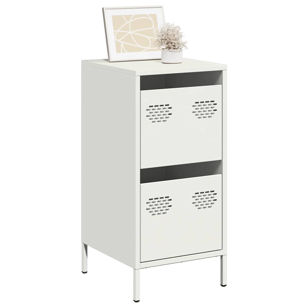 Buffet blanc 35x39x73,5 cm acier laminé à froid - XIOS