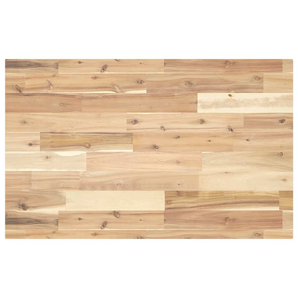 Étagère de vasque murale acier et bois massif d'acacia - XIOS