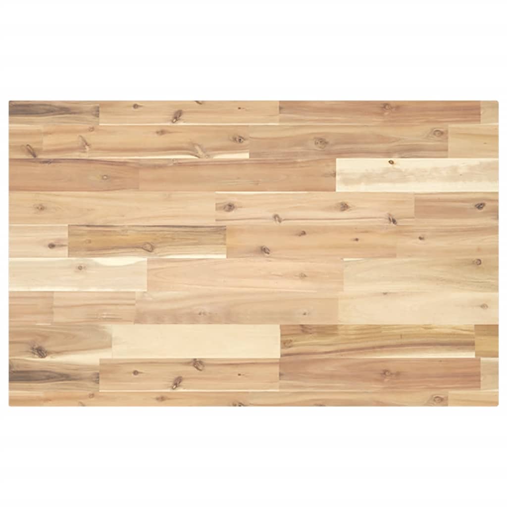 Étagère de vasque murale acier et bois massif d'acacia - XIOS