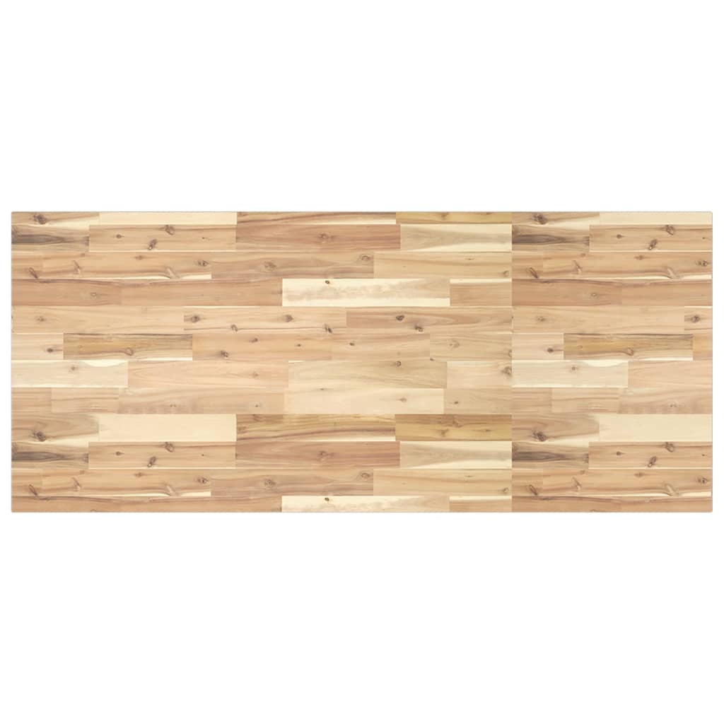 Étagère de vasque murale acier et bois massif d'acacia - XIOS