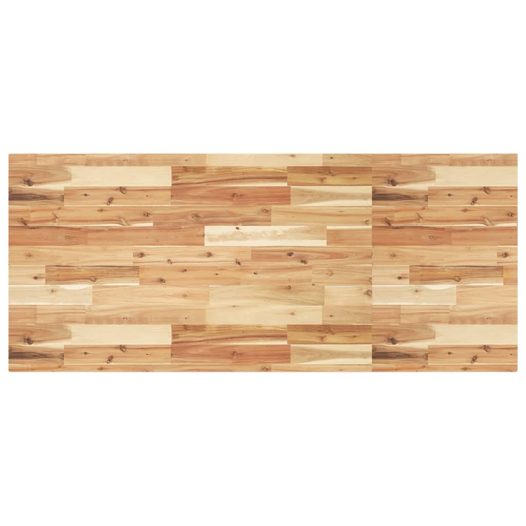 Étagère de vasque murale acier et bois massif d'acacia - XIOS