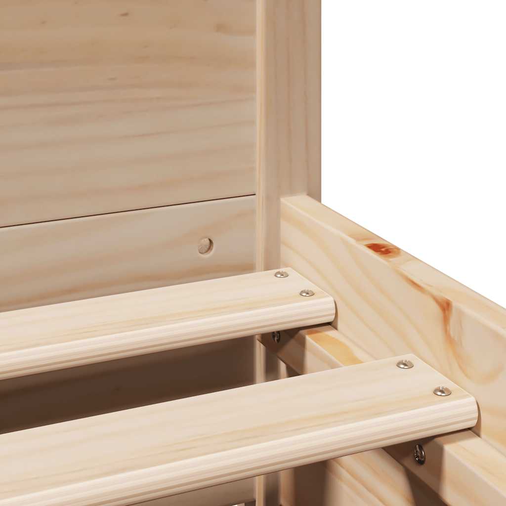 Cadre de lit sans matelas 120x190 cm bois de pin massif - XIOS
