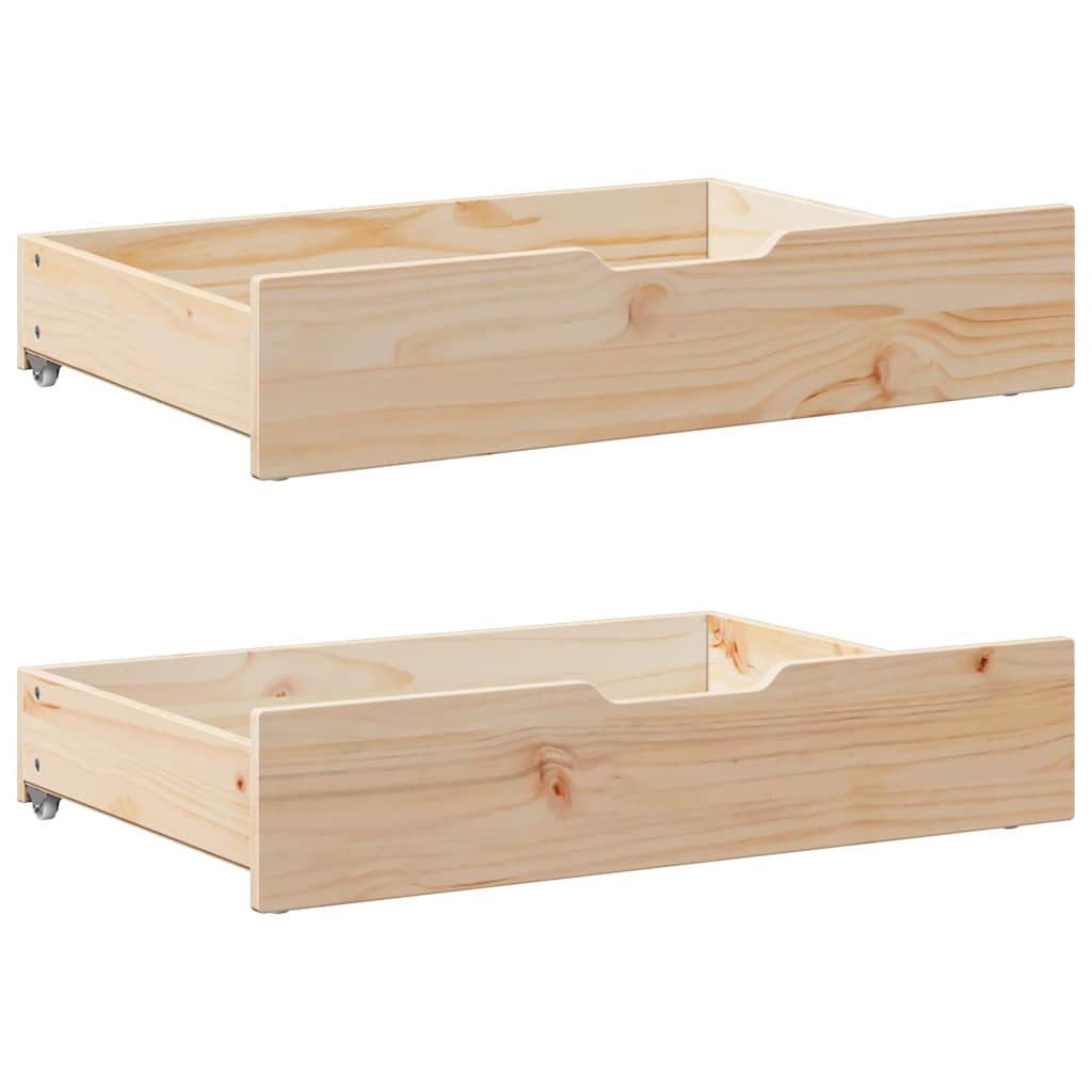 Cadre de lit avec tiroirs sans matelas 120x190 cm - XIOS