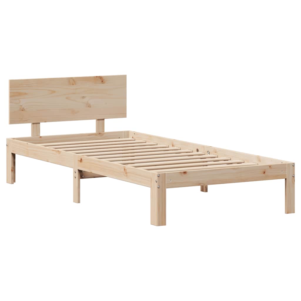 Cadre de lit avec tiroirs sans matelas 90x200 cm - XIOS