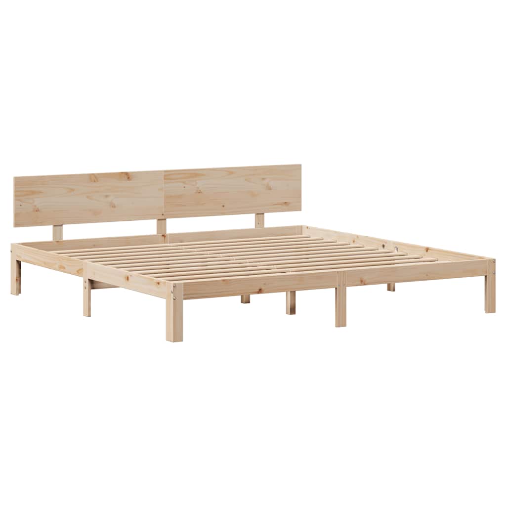 Cadre de lit avec tiroirs sans matelas 200x200 cm - XIOS