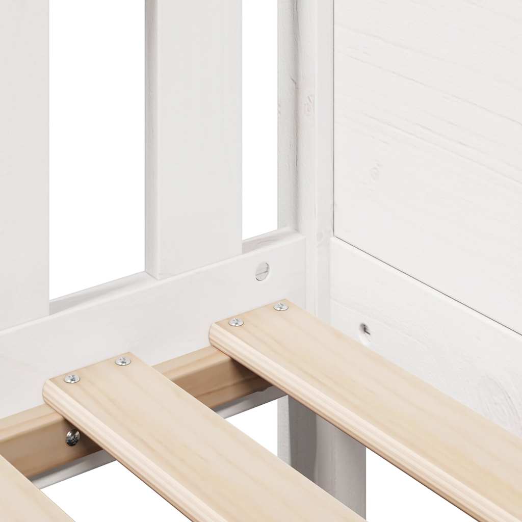 Cadre de lit enfants avec tiroirs sans matelas 90x200 cm bois - XIOS