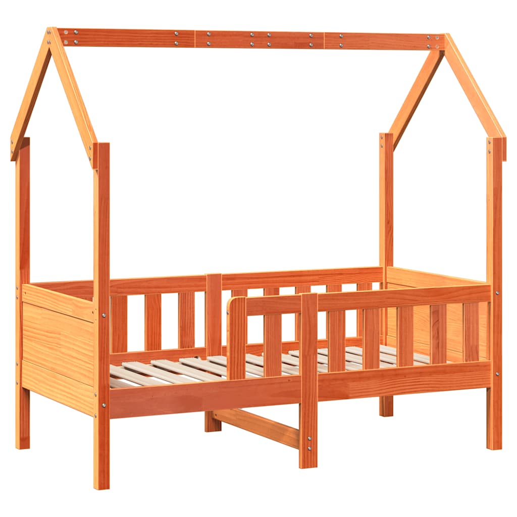 Cadre de lit enfant avec tiroirs sans matelas 80x170 cm bois - XIOS