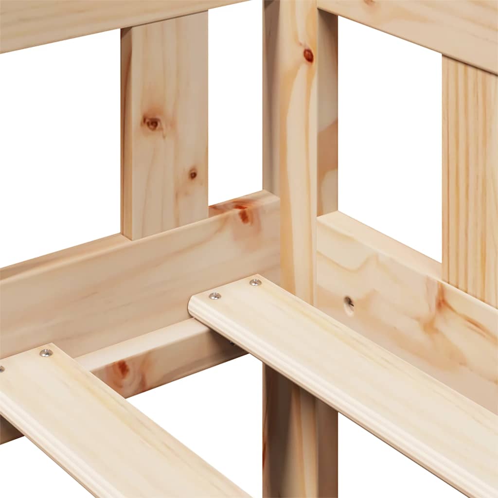 Lit de jour avec tiroirs sans matelas 90x190 cm bois massif - XIOS