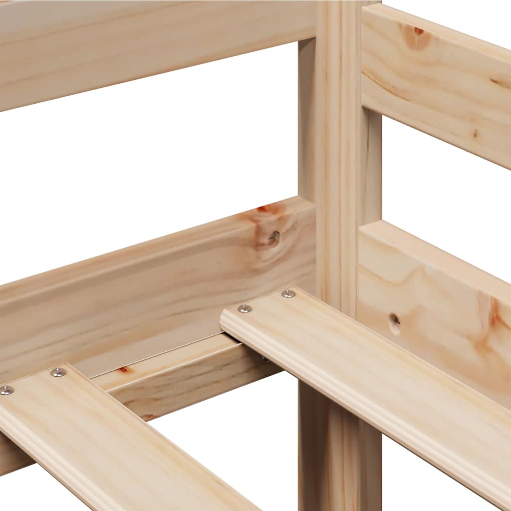 Lit de jour avec tiroirs sans matelas 90x190 cm bois massif - XIOS