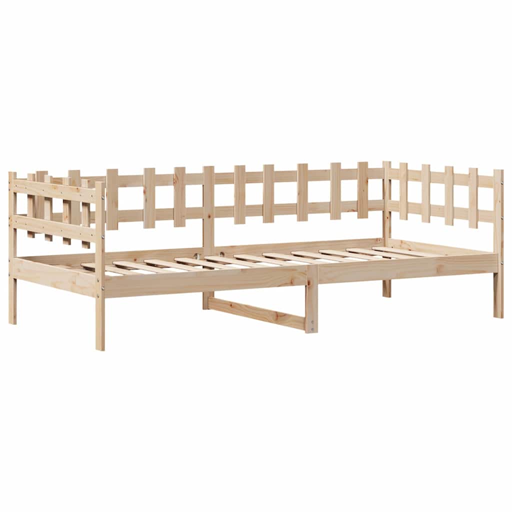 Lit de jour avec tiroirs sans matelas 90x190 cm bois massif - XIOS