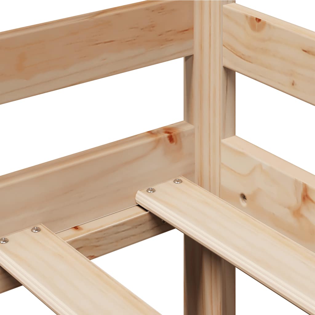 Lit de jour avec tiroirs sans matelas 90x190 cm bois massif - XIOS