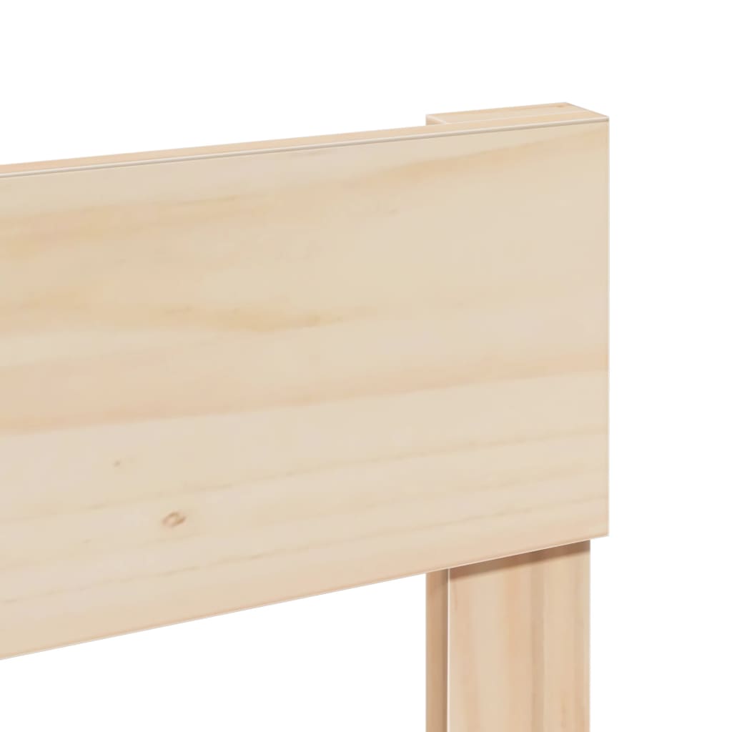 Cadre de lit sans matelas 160x200 cm bois massif de pin - XIOS