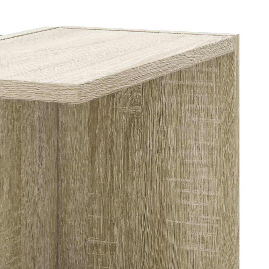 Étagère d'angle murale chêne sonoma bois d'ingénierie - XIOS