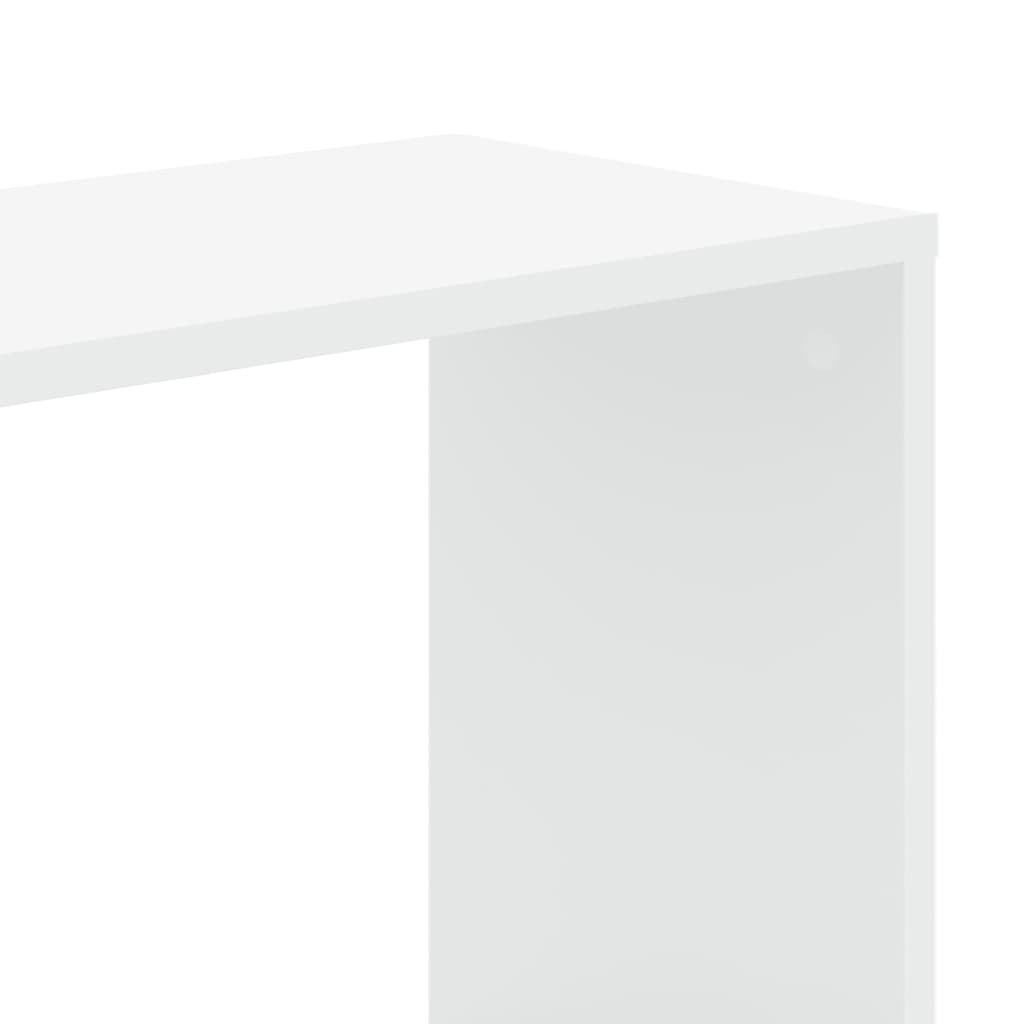 Bibliothèque 5 niveaux blanc 80,5x23,5x162,5 cm bois ingénierie - XIOS