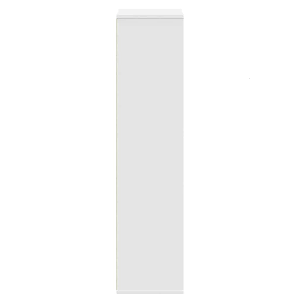 Bibliothèque blanc 50x25x105 cm bois d'ingénierie - XIOS