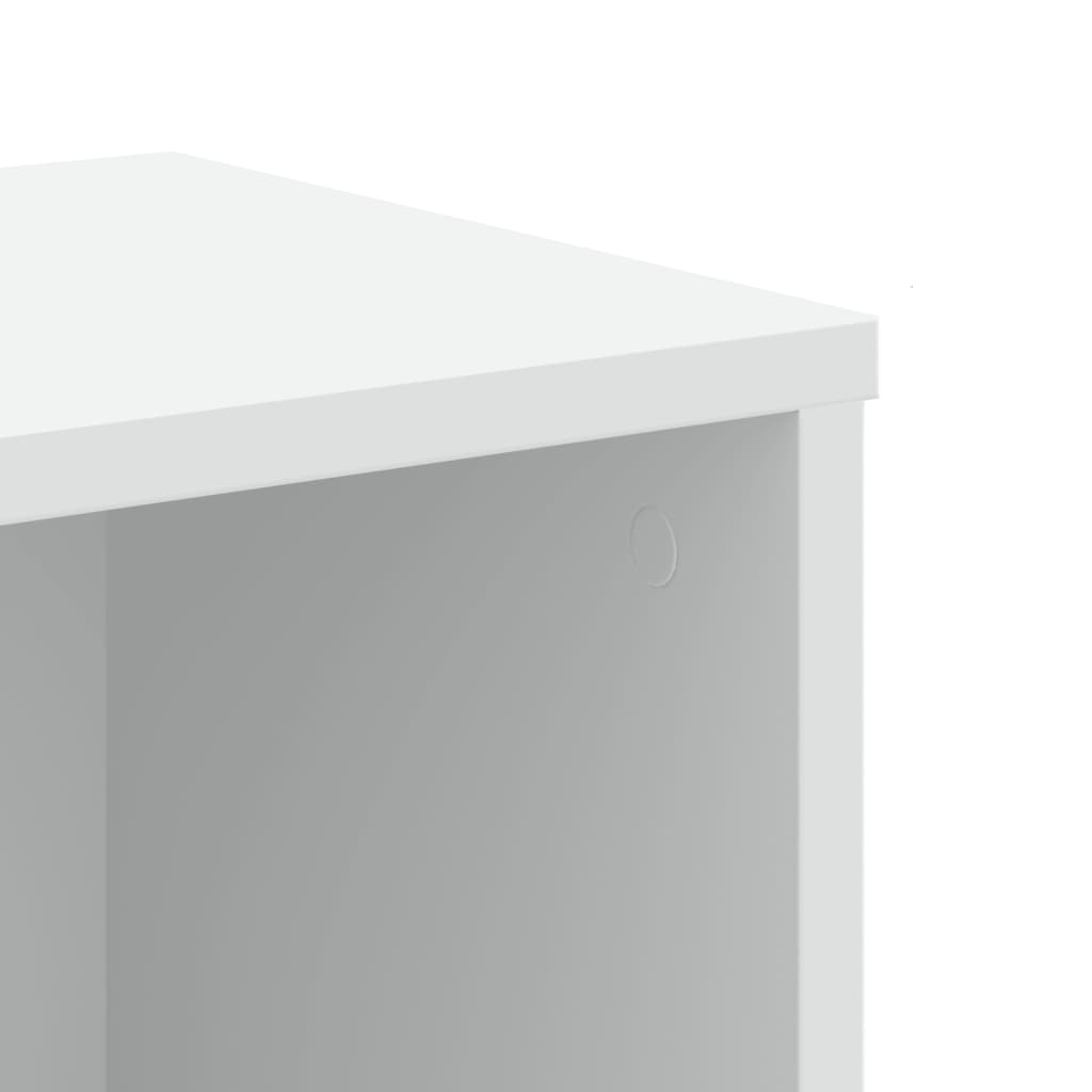 Bibliothèque blanc 50x25x105 cm bois d'ingénierie - XIOS