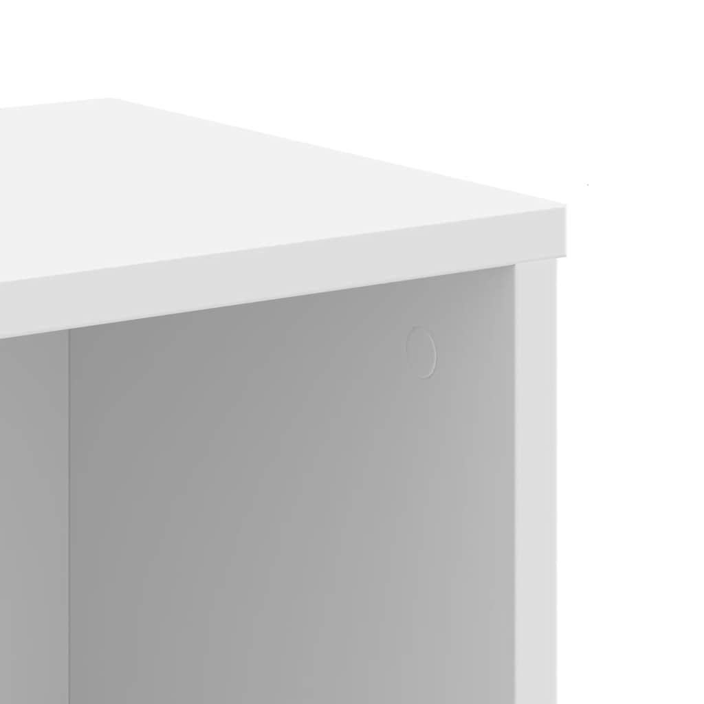 Bibliothèque blanc 50x25x105 cm bois d'ingénierie - XIOS