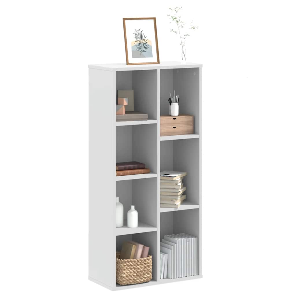 Bibliothèque blanc 50x25x105 cm bois d'ingénierie - XIOS