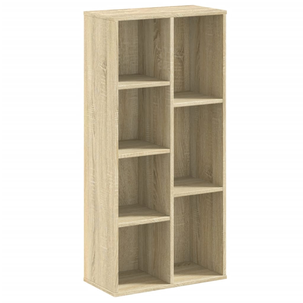 Bibliothèque chêne sonoma 50x25x105 cm bois d'ingénierie - XIOS