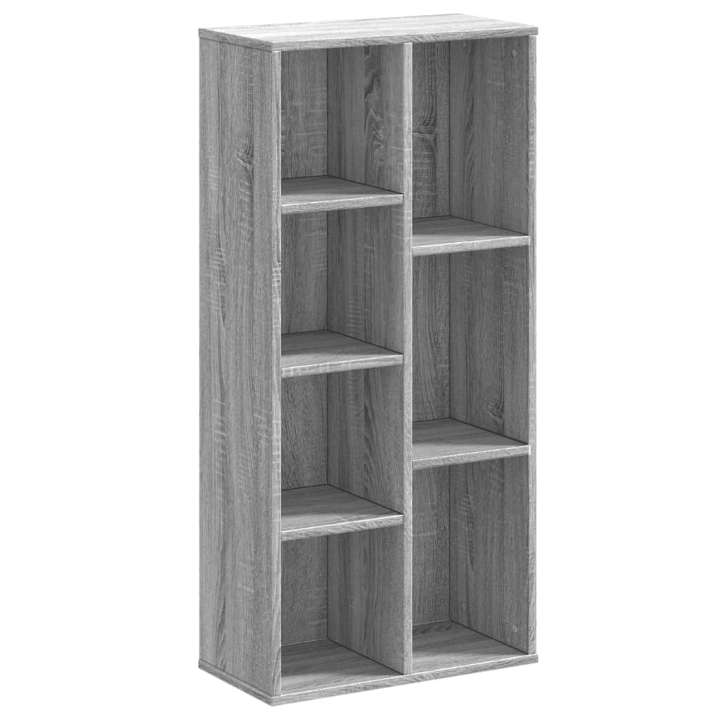 Bibliothèque sonoma gris 50x25x105 cm bois d'ingénierie - XIOS