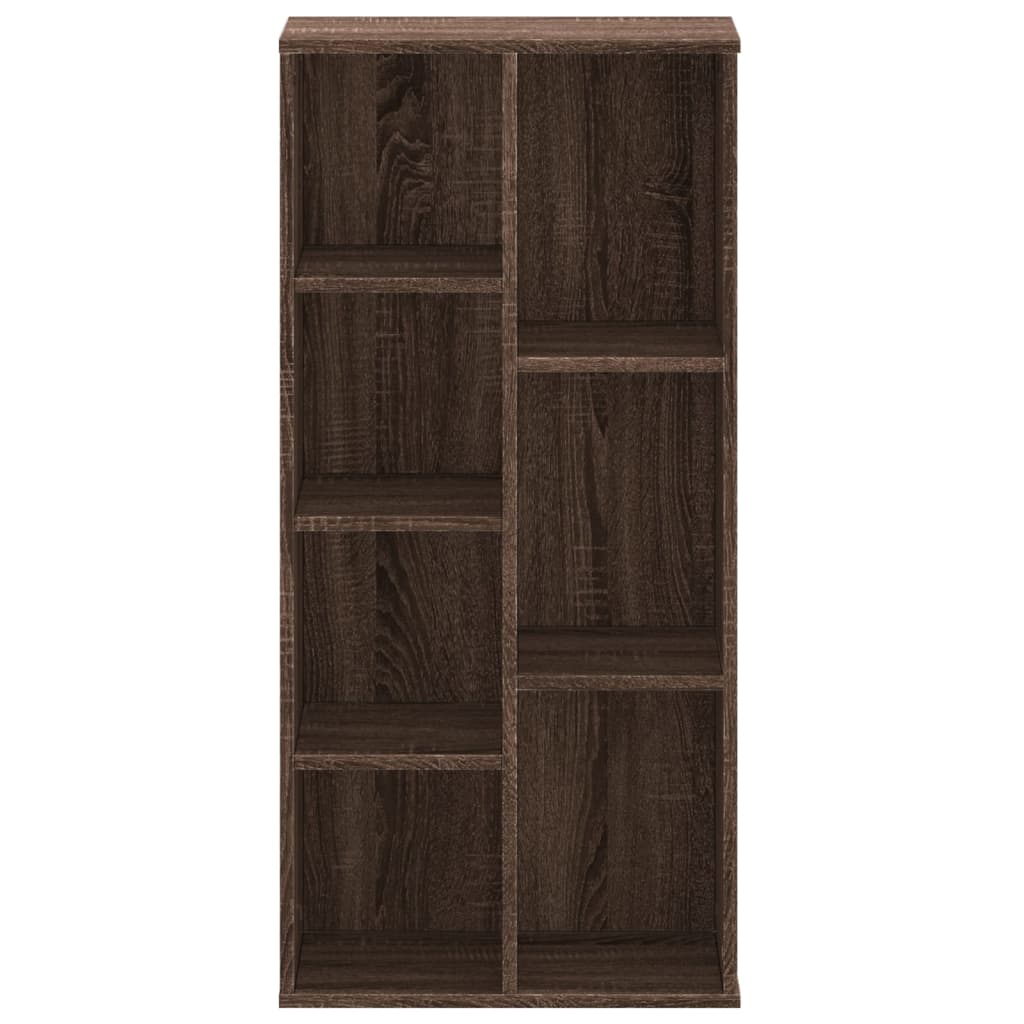 Bibliothèque chêne marron 50x25x105 cm bois d'ingénierie - XIOS