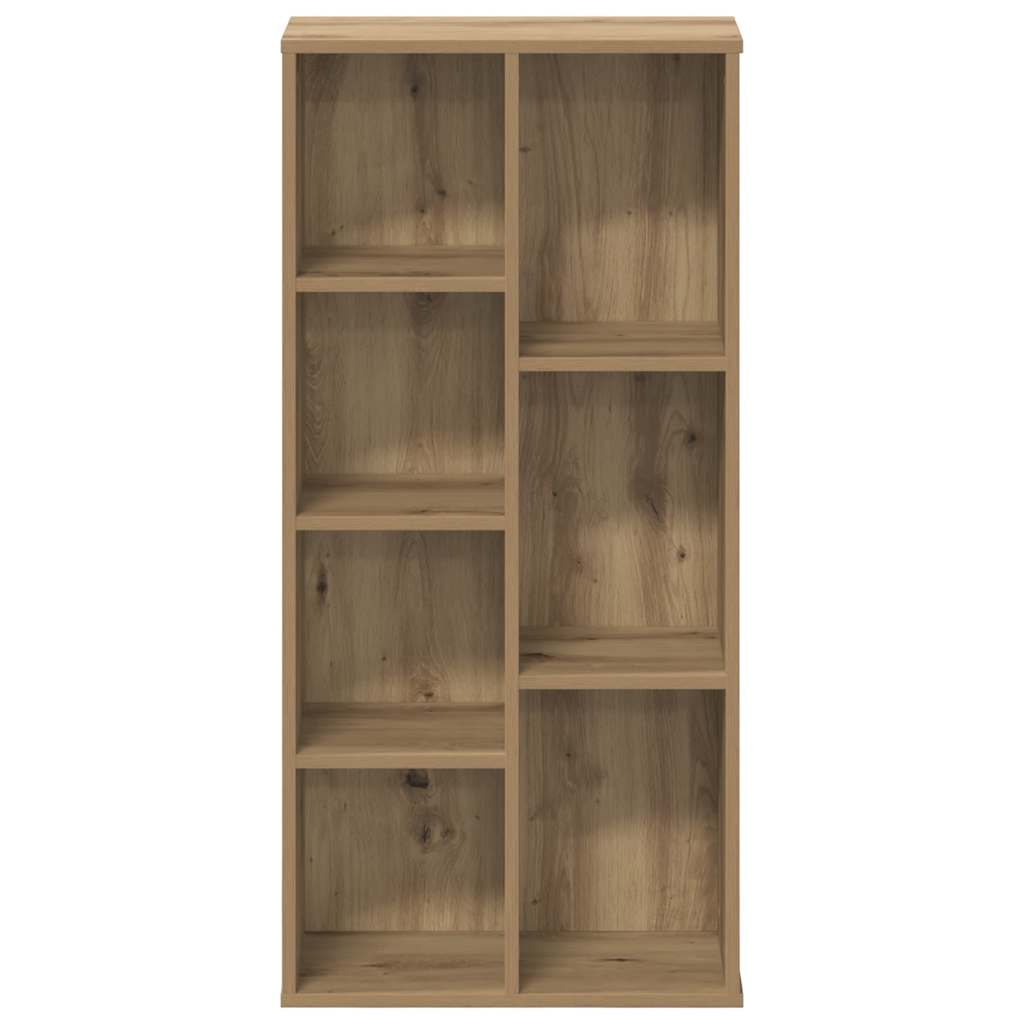Bibliothèque chêne artisanal 50x25x105 cm bois d'ingénierie - XIOS