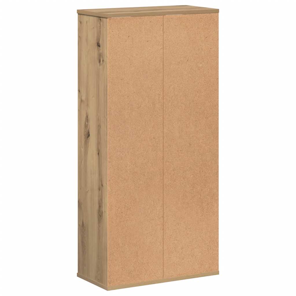 Bibliothèque chêne artisanal 50x25x105 cm bois d'ingénierie - XIOS