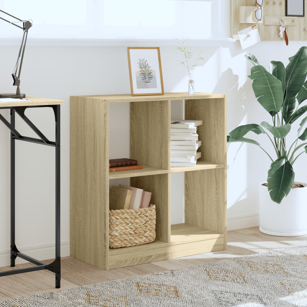 Bibliothèque chêne sonoma 68,5x32x75 cm bois d'ingénierie - XIOS