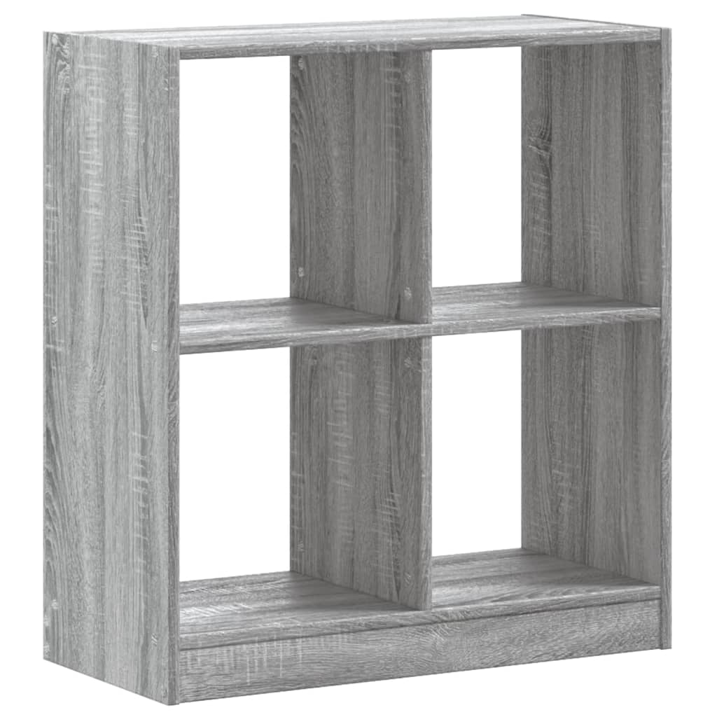 Bibliothèque sonoma gris 68,5x32x75 cm bois d'ingénierie - XIOS