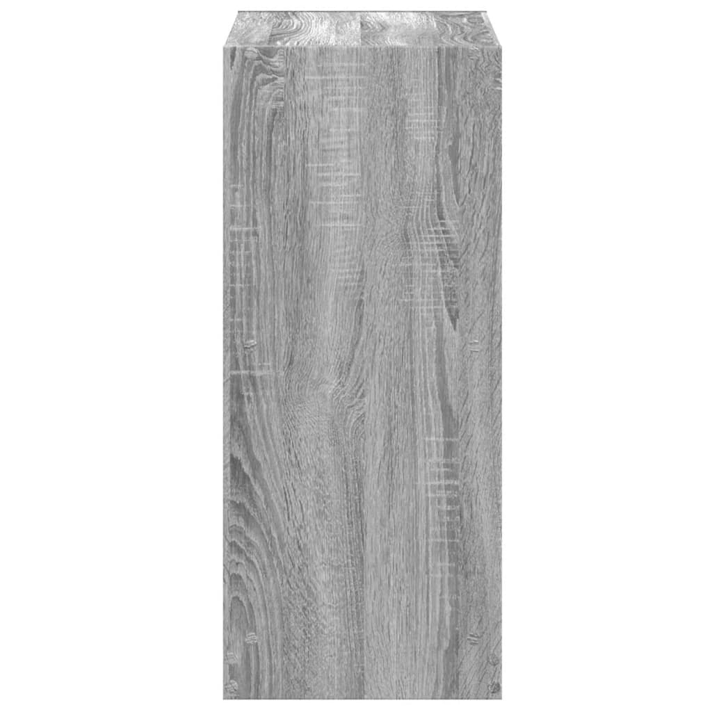 Bibliothèque sonoma gris 68,5x32x75 cm bois d'ingénierie - XIOS