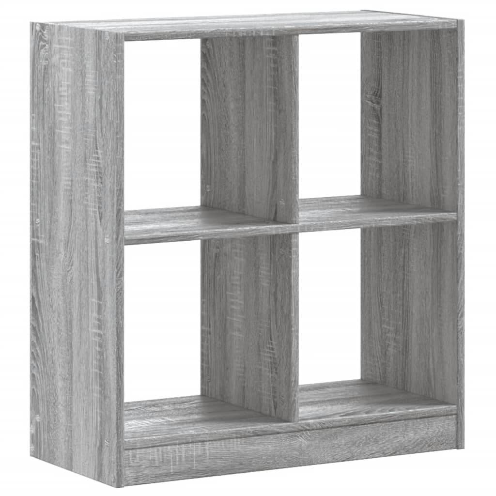 Bibliothèque sonoma gris 68,5x32x75 cm bois d'ingénierie - XIOS