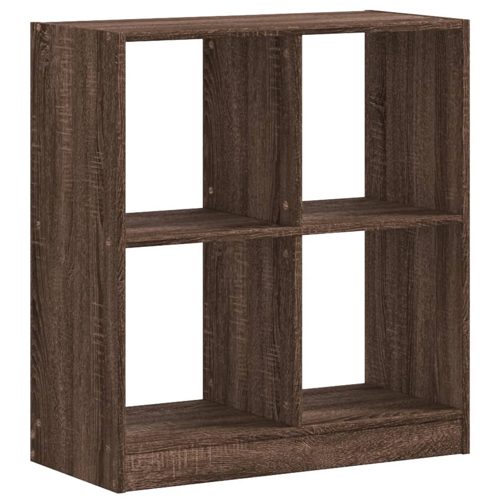 Bibliothèque chêne marron 68,5x32x75 cm bois d'ingénierie - XIOS