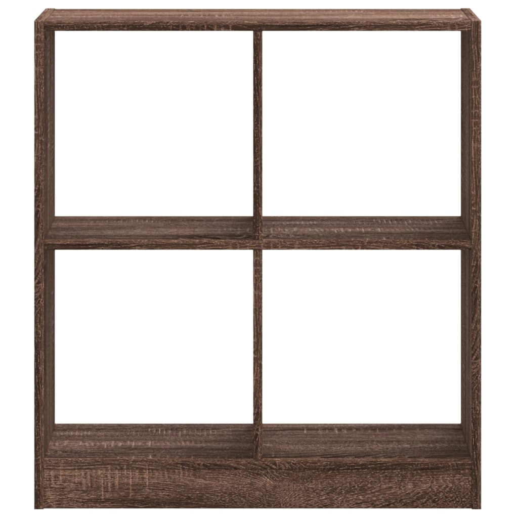 Bibliothèque chêne marron 68,5x32x75 cm bois d'ingénierie - XIOS