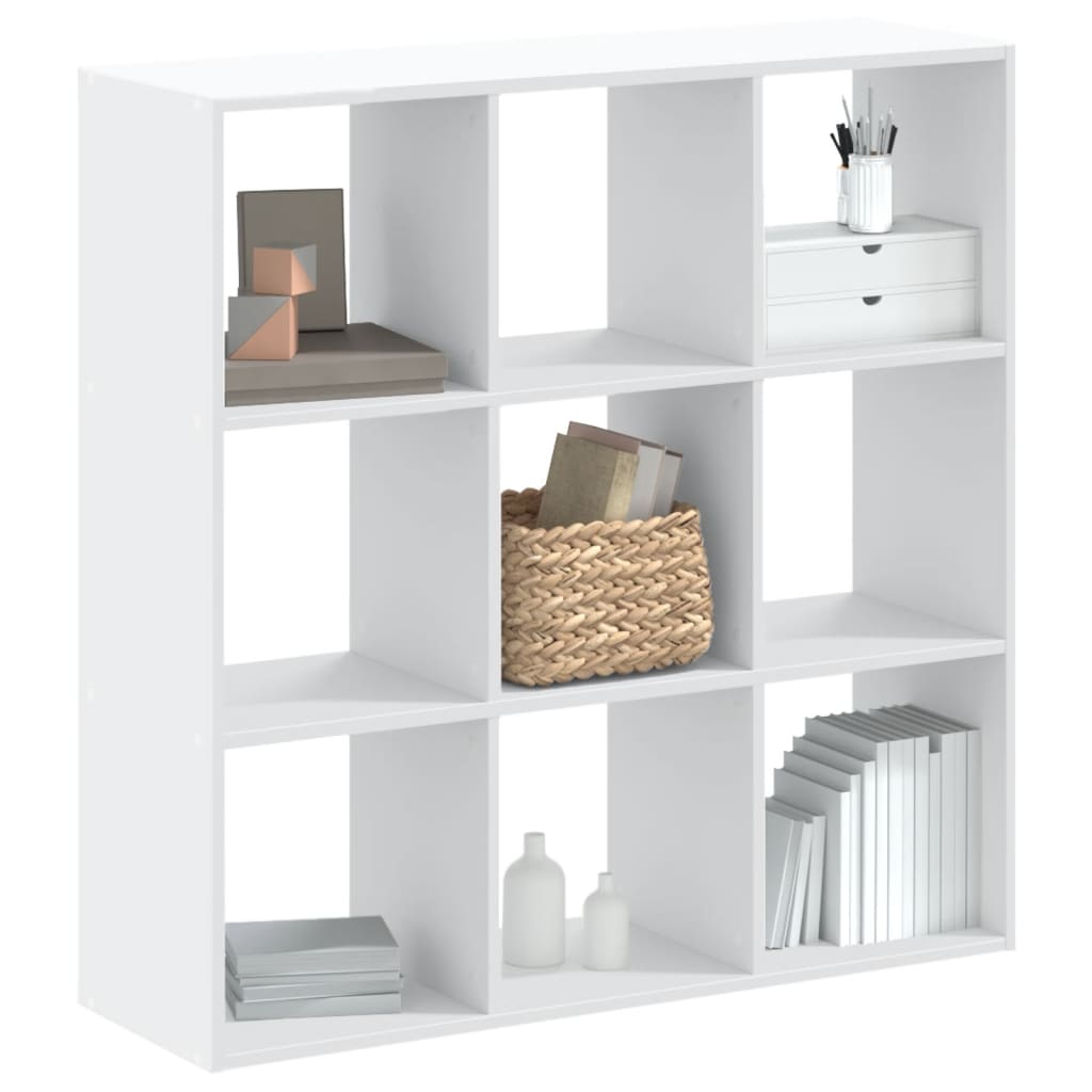 Bibliothèque blanc 102x32x102 cm bois d'ingénierie - XIOS