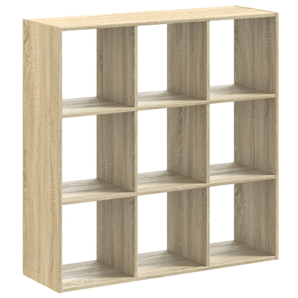 Bibliothèque chêne sonoma 102x32x102 cm bois d'ingénierie - XIOS