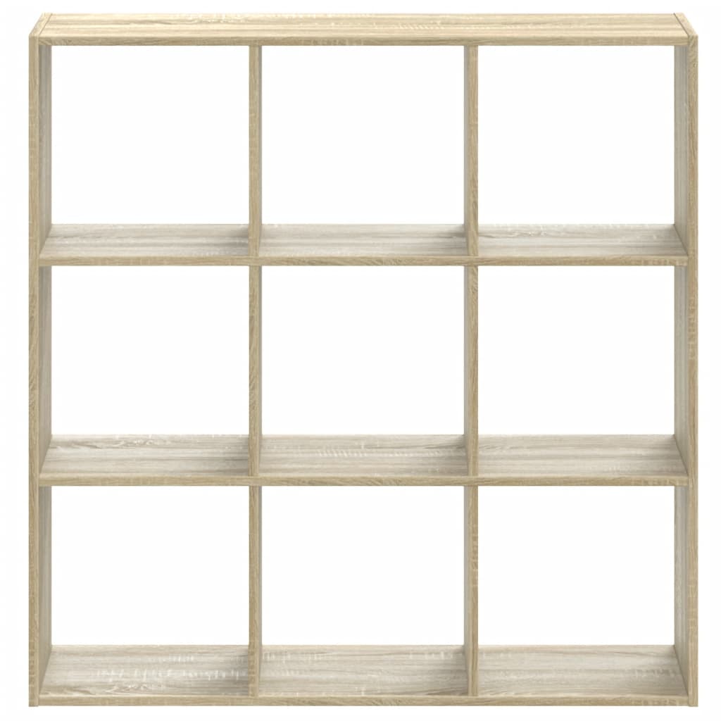 Bibliothèque chêne sonoma 102x32x102 cm bois d'ingénierie - XIOS