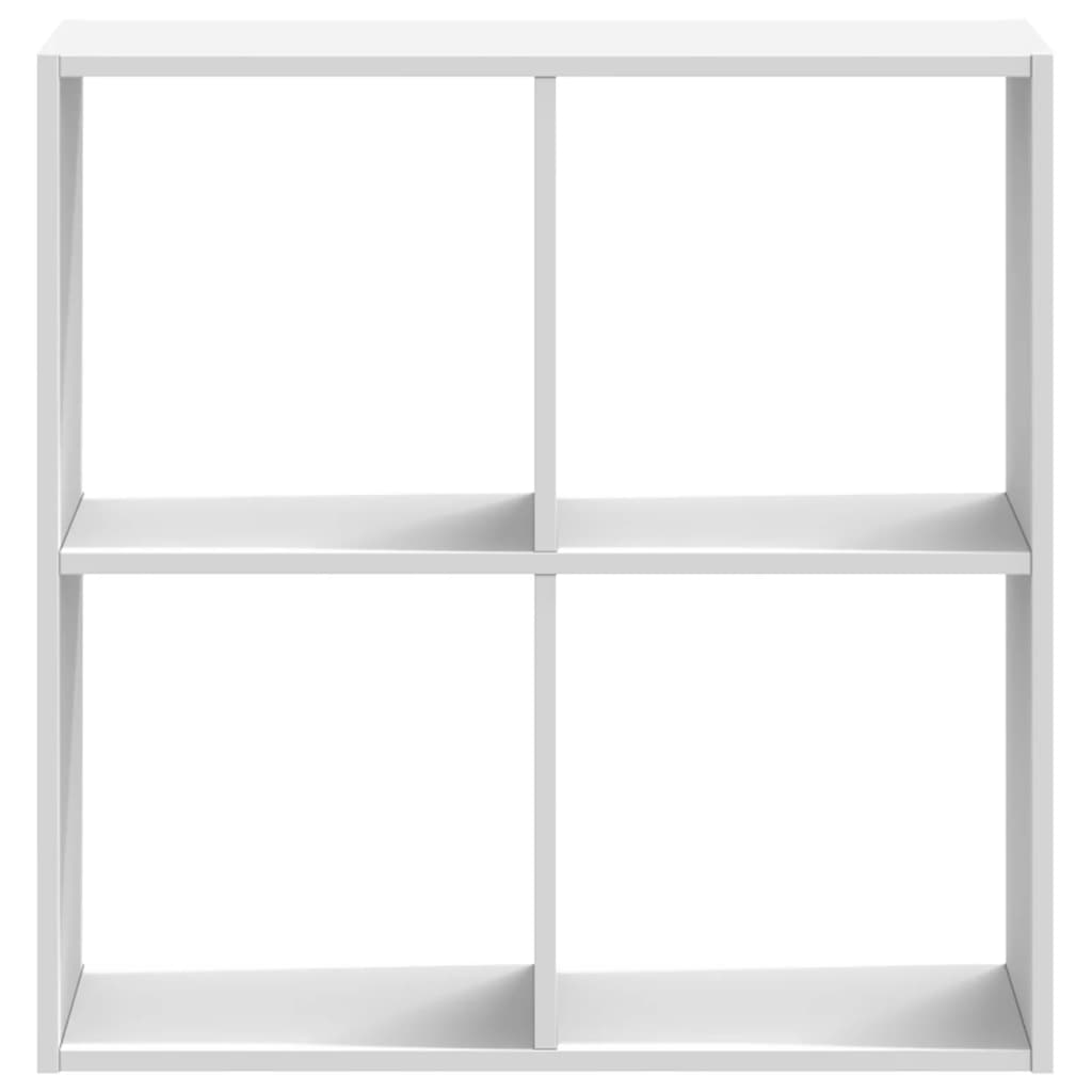 Bibliothèque blanc 68,5x32x68,5 cm bois d'ingénierie - XIOS