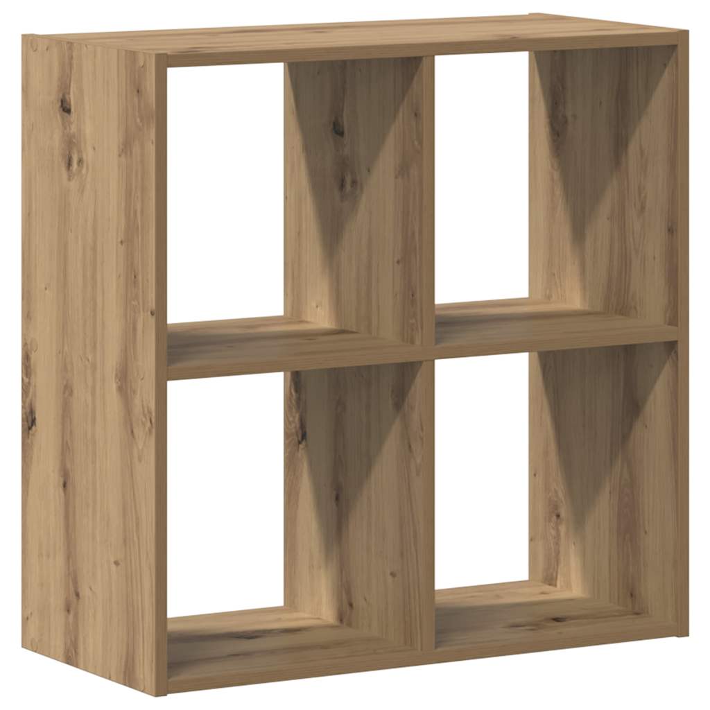 Bibliothèque chêne artisanal 68,5x32x68,5 cm bois d'ingénierie - XIOS