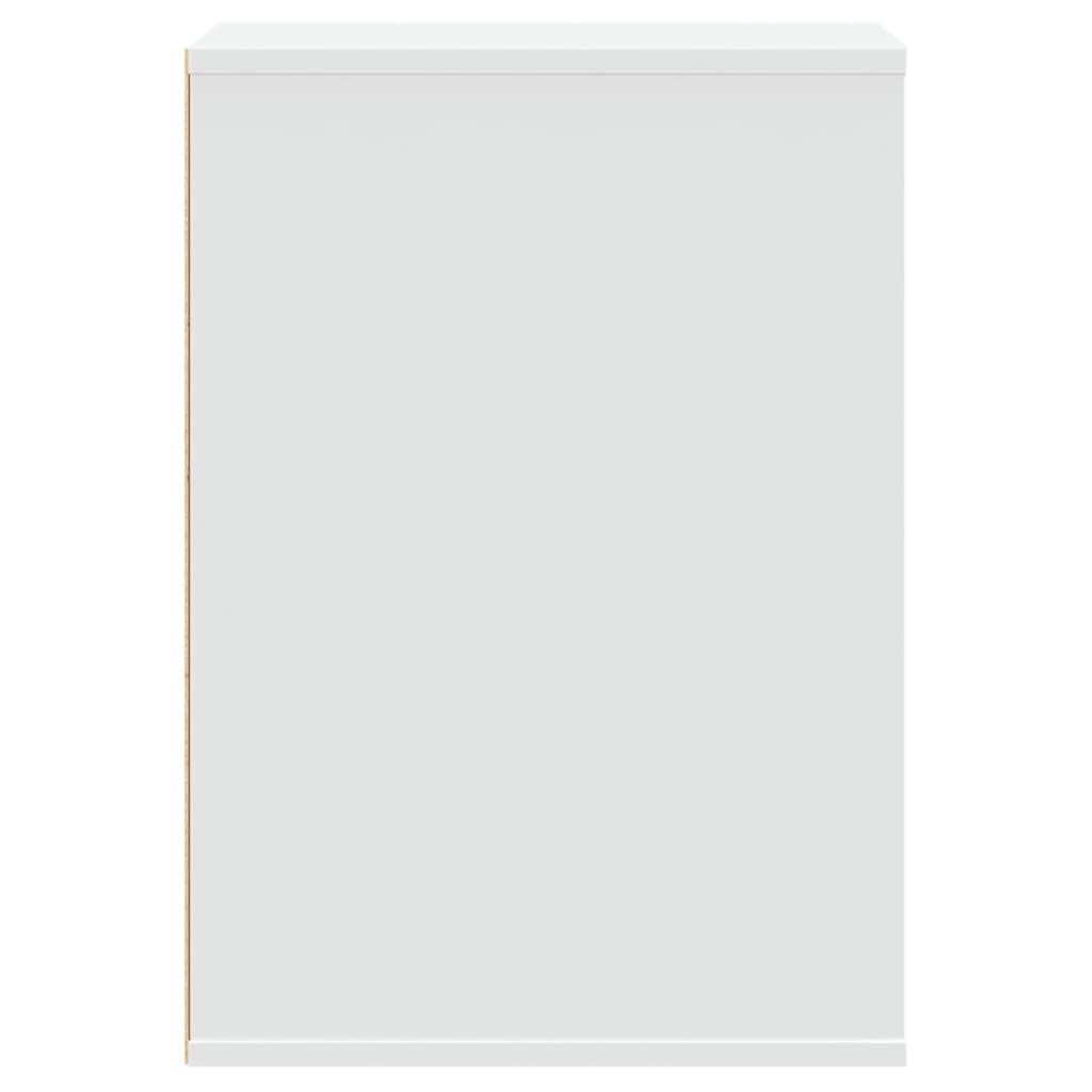 Commode d'angle blanc 40x41x58 cm bois d'ingénierie - XIOS