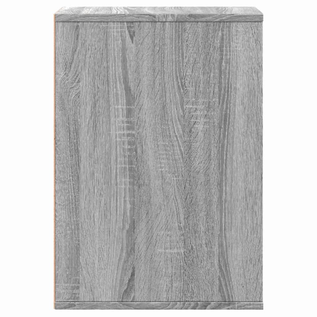 Commode d'angle sonoma gris 40x41x58 cm bois d'ingénierie - XIOS