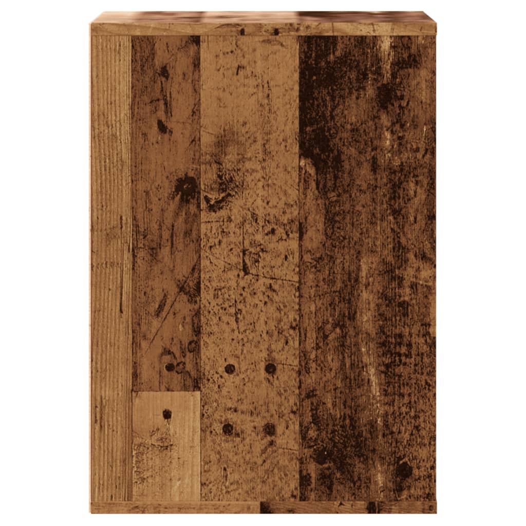 Commode d'angle vieux bois 40x41x58 cm bois d'ingénierie - XIOS