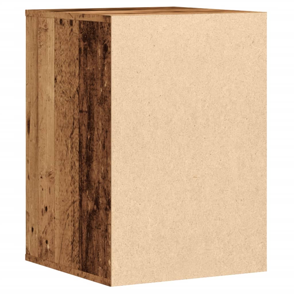 Commode d'angle vieux bois 40x41x58 cm bois d'ingénierie - XIOS