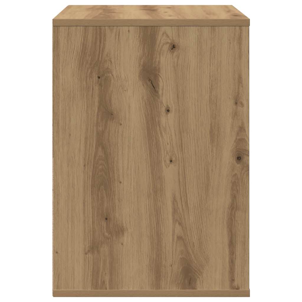 Commode d'angle chêne artisanal 40x41x58 cm bois d'ingénierie - XIOS