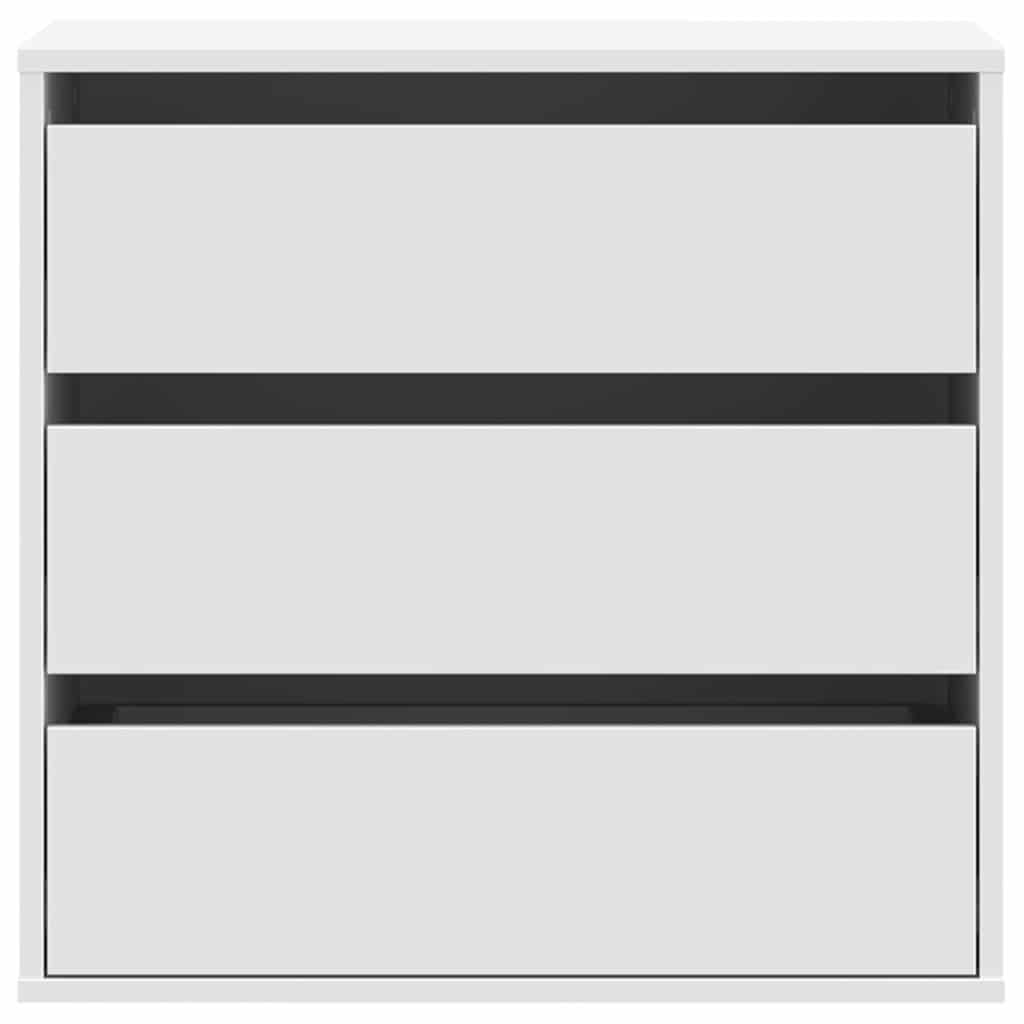 Commode d'angle blanc 60x41x58 cm bois d'ingénierie - XIOS