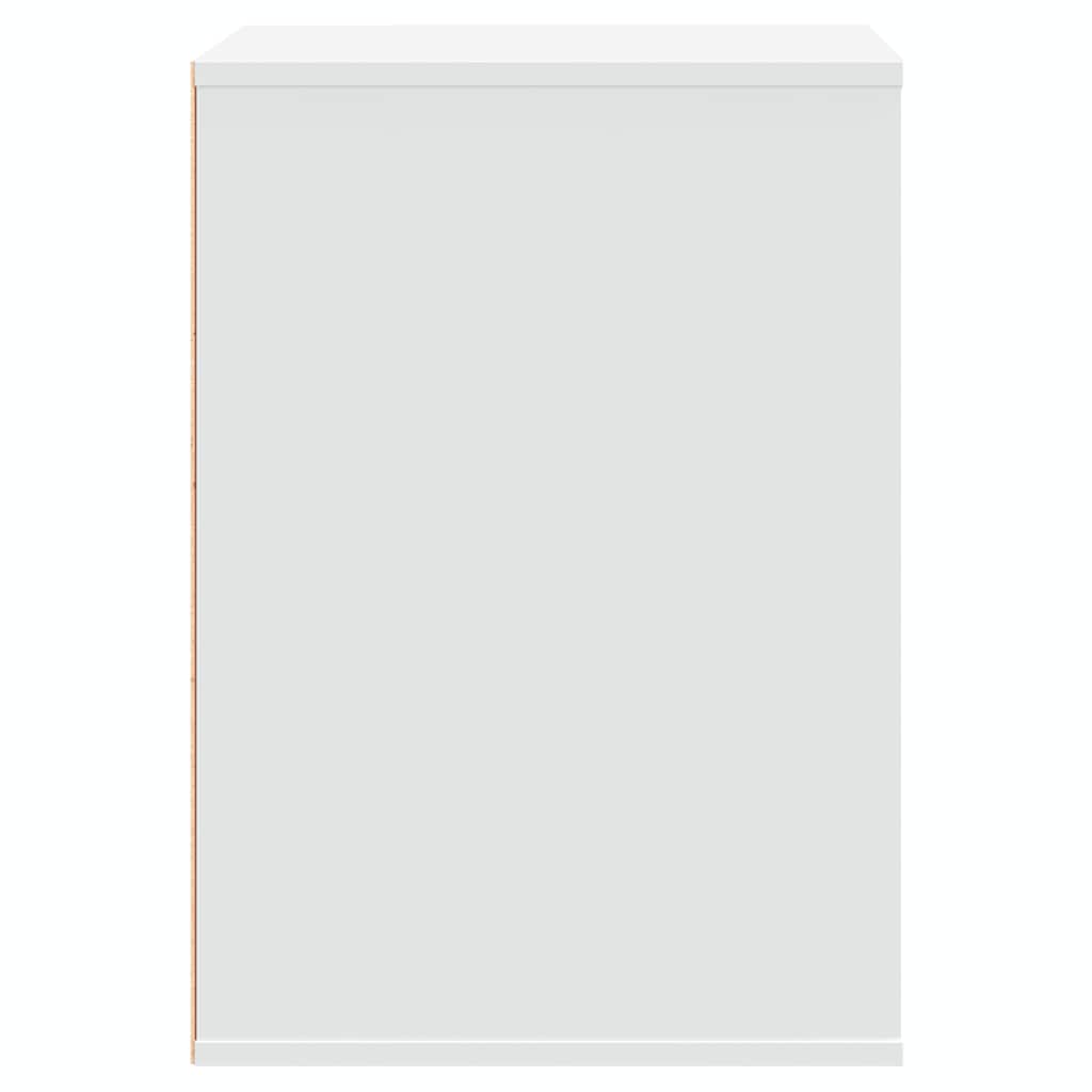 Commode d'angle blanc 60x41x58 cm bois d'ingénierie - XIOS