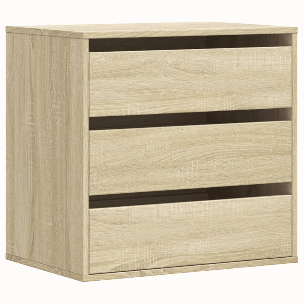Commode d'angle chêne sonoma 60x41x58 cm bois d'ingénierie - XIOS